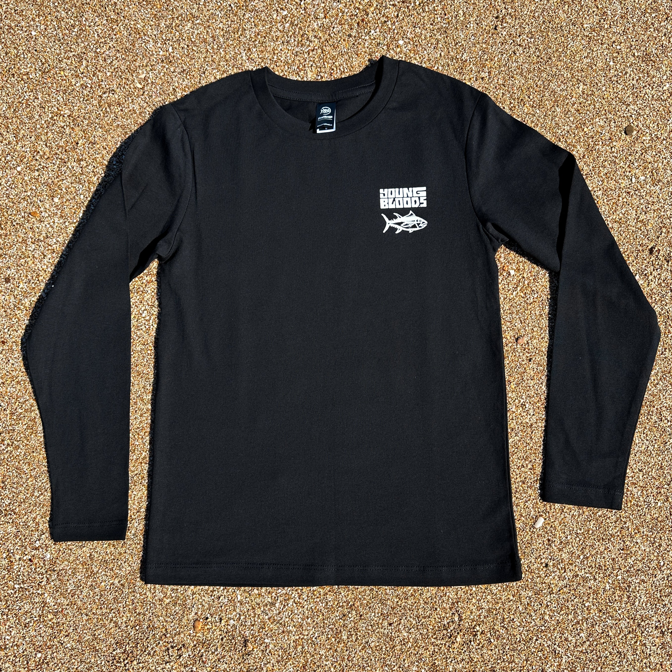 Groms Long Sleeve Youngbloods Fishbone Logo Tee - Image 3