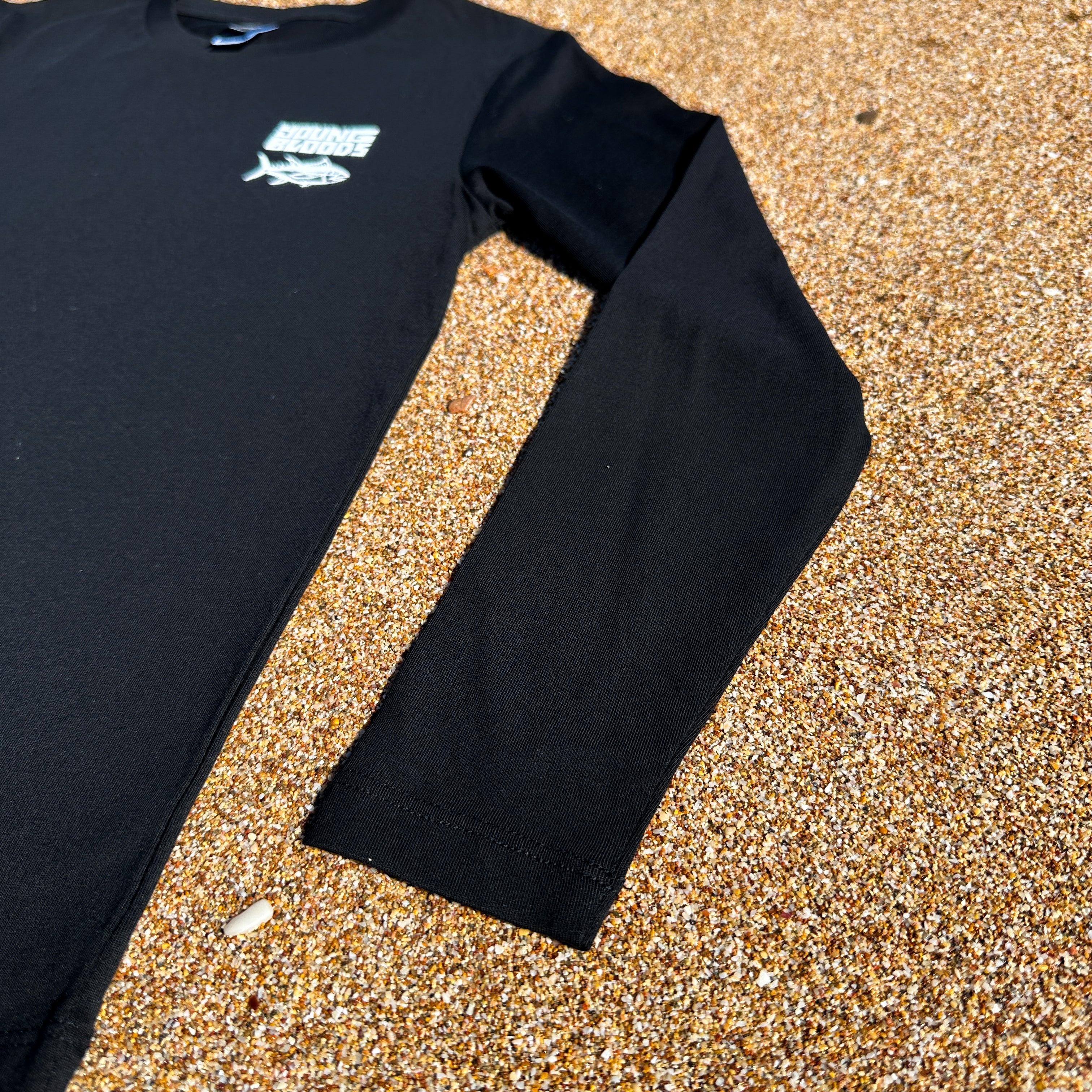 Groms Long Sleeve Youngbloods Fishbone Logo Tee - Image 4