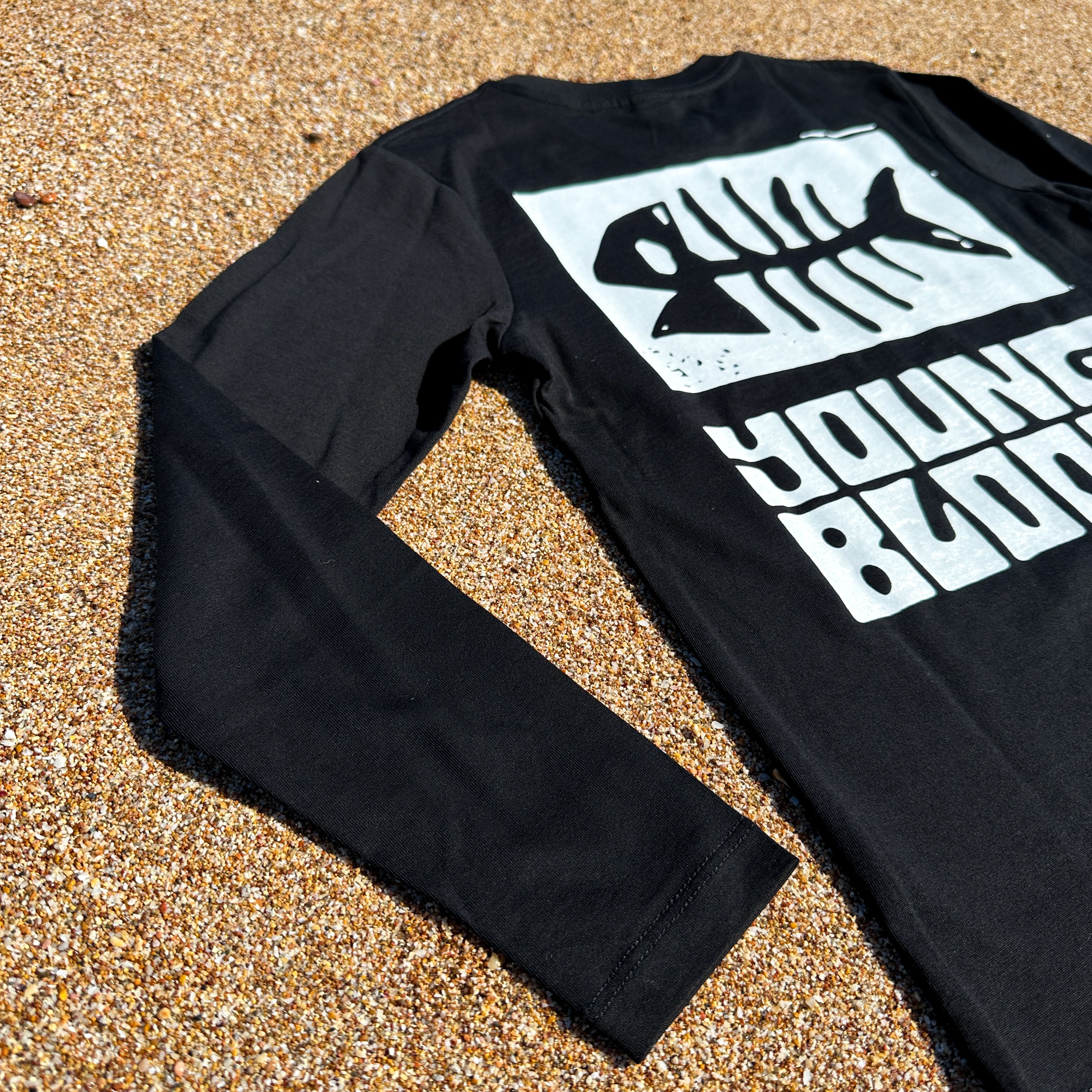 Groms Long Sleeve Youngbloods Fishbone Logo Tee - Image 5