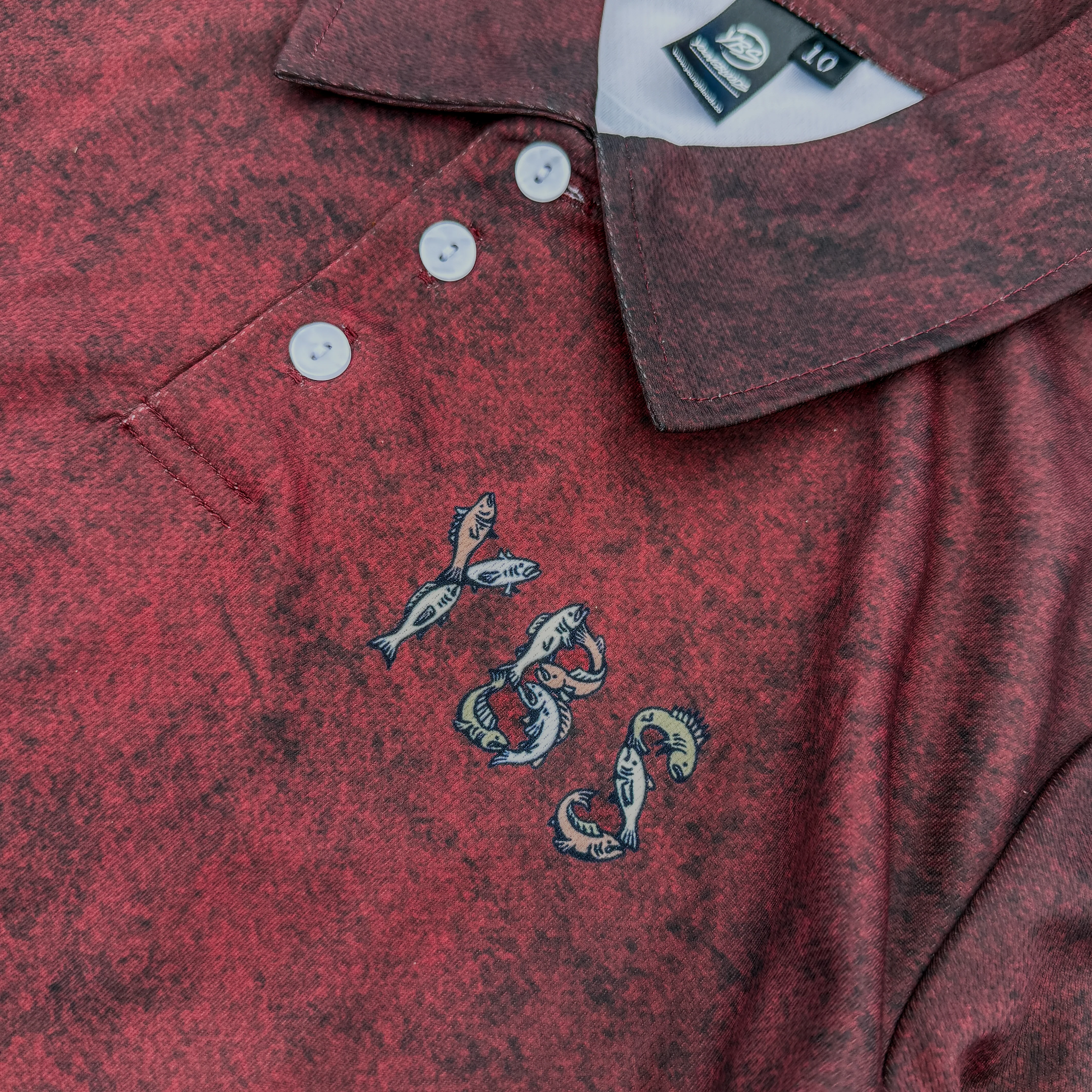 Groms YBS Fish logo Adventure Shirt - Image 3