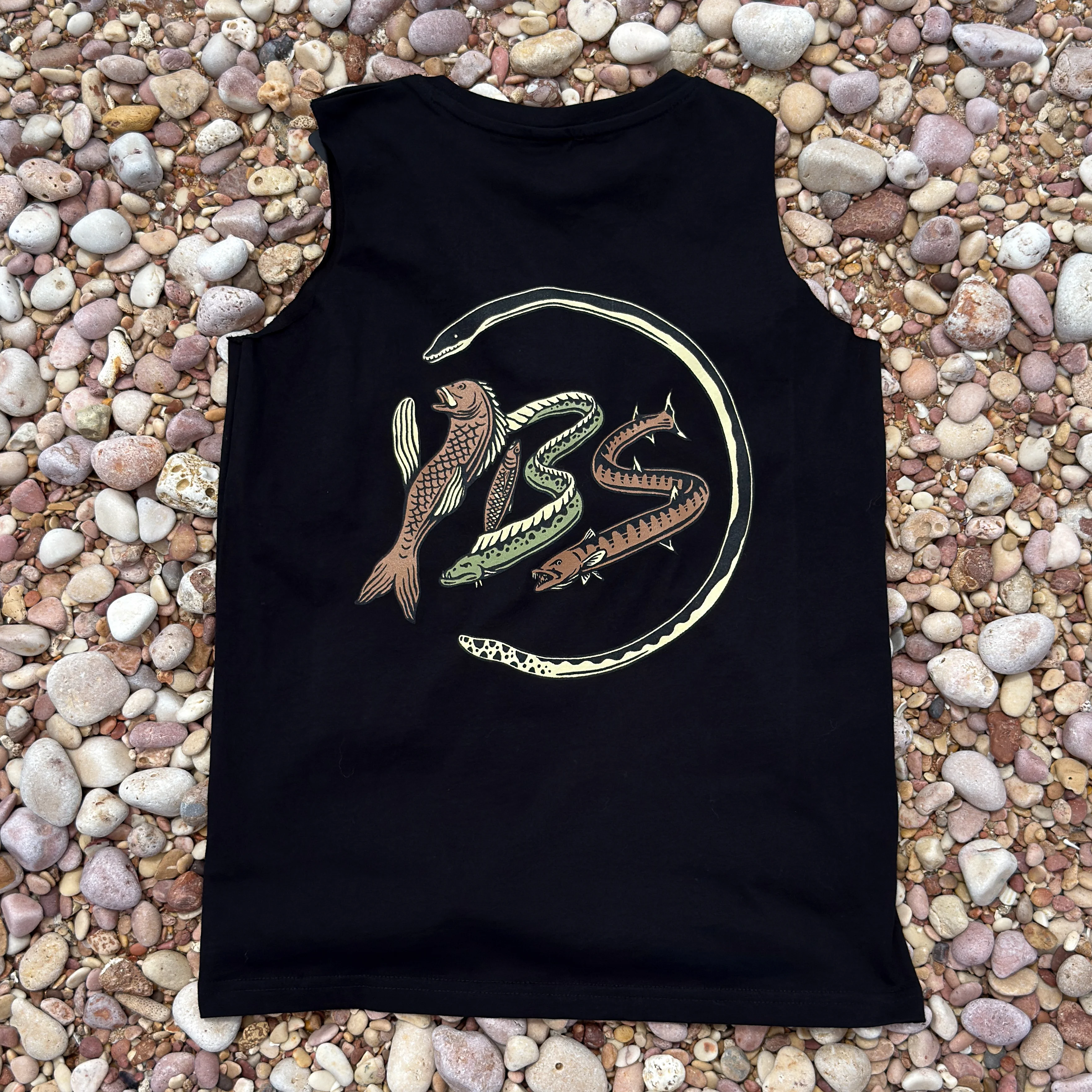 Groms YBS Fish Logo Tank Tee