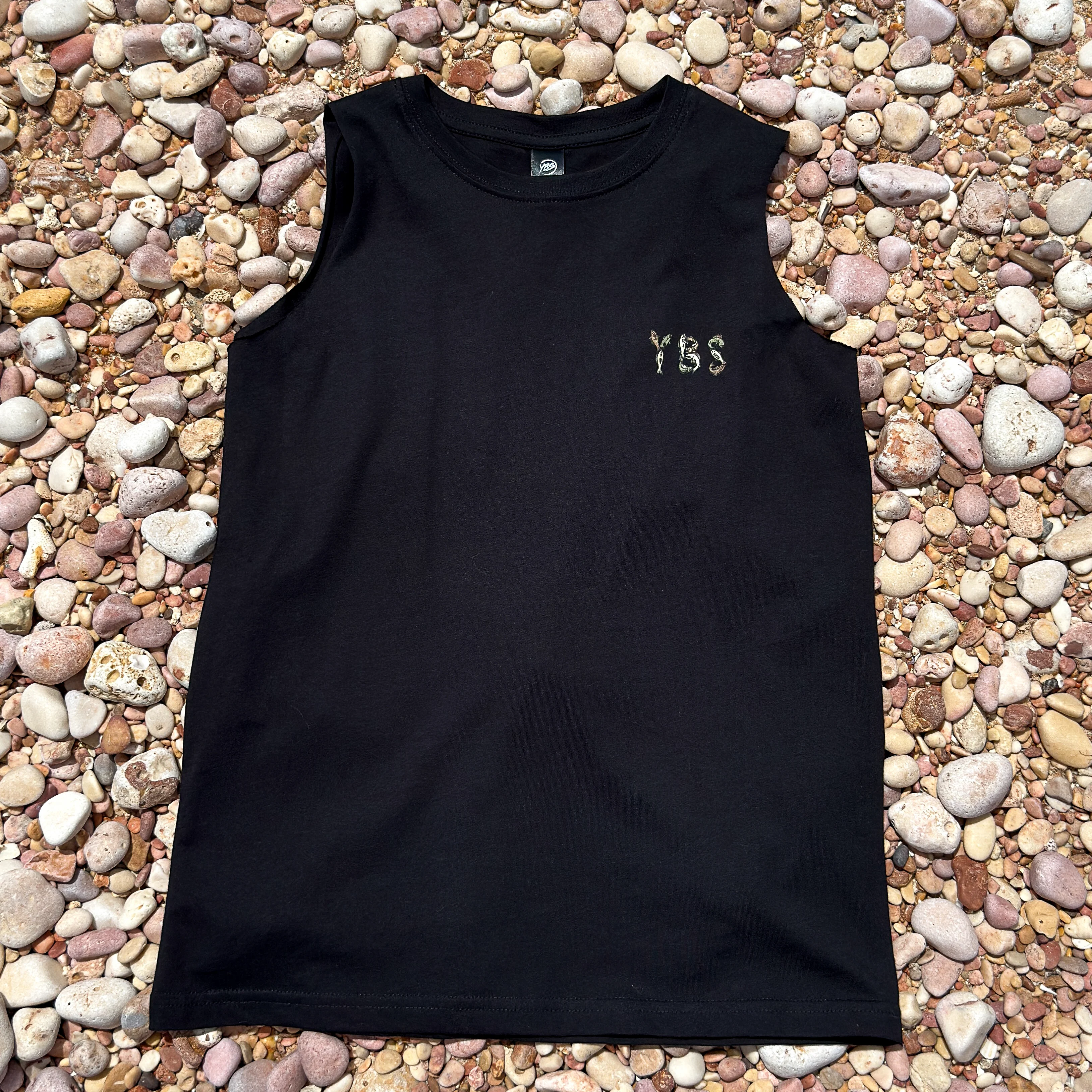 Groms YBS Fish Logo Tank Tee - Image 2