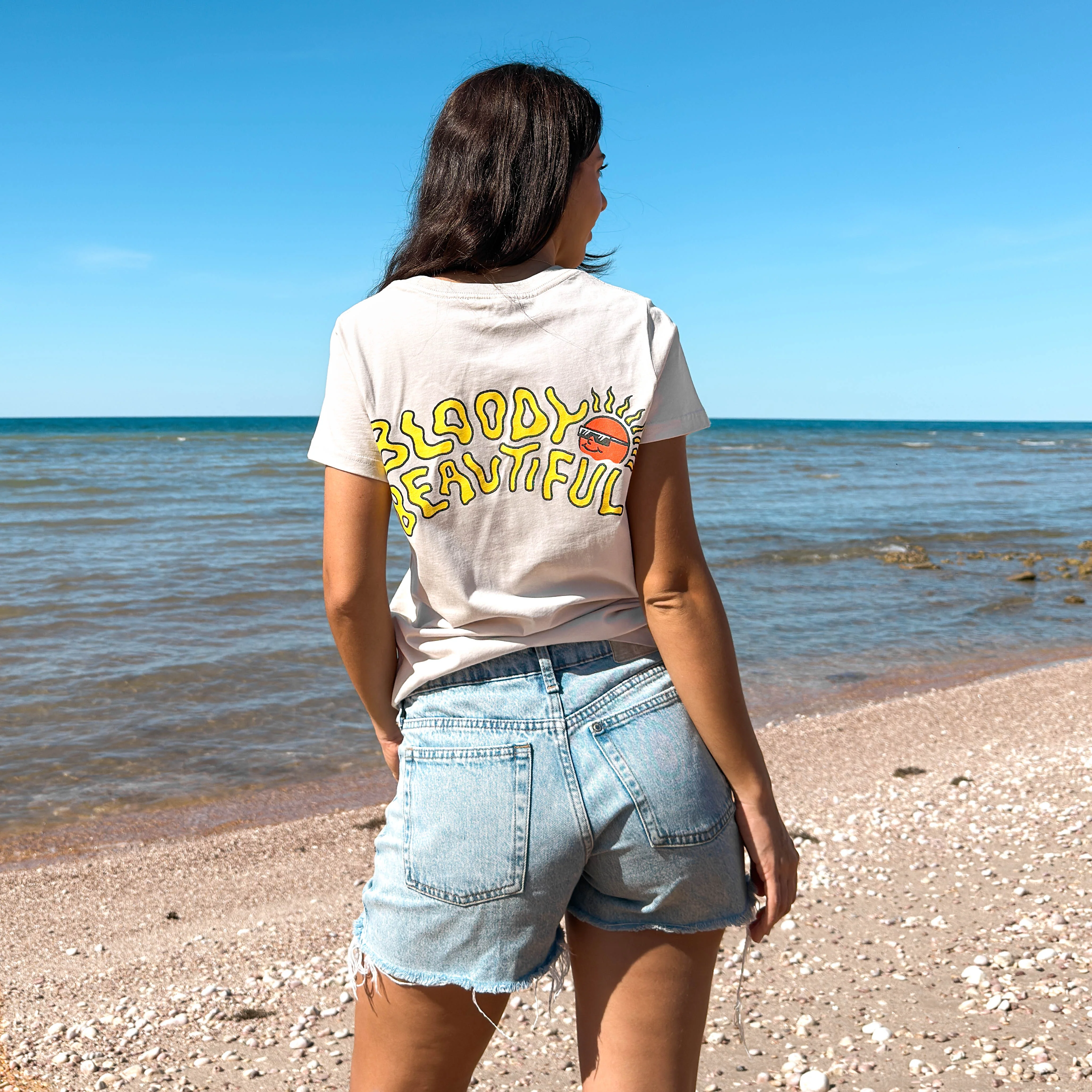 Ladies Bloody Beautiful Tee - Image 3