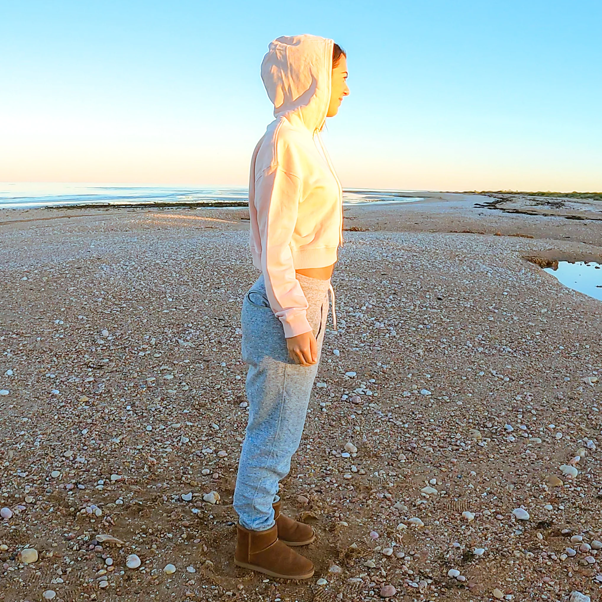 YBS Ladies Crop Hoodie - Image 7