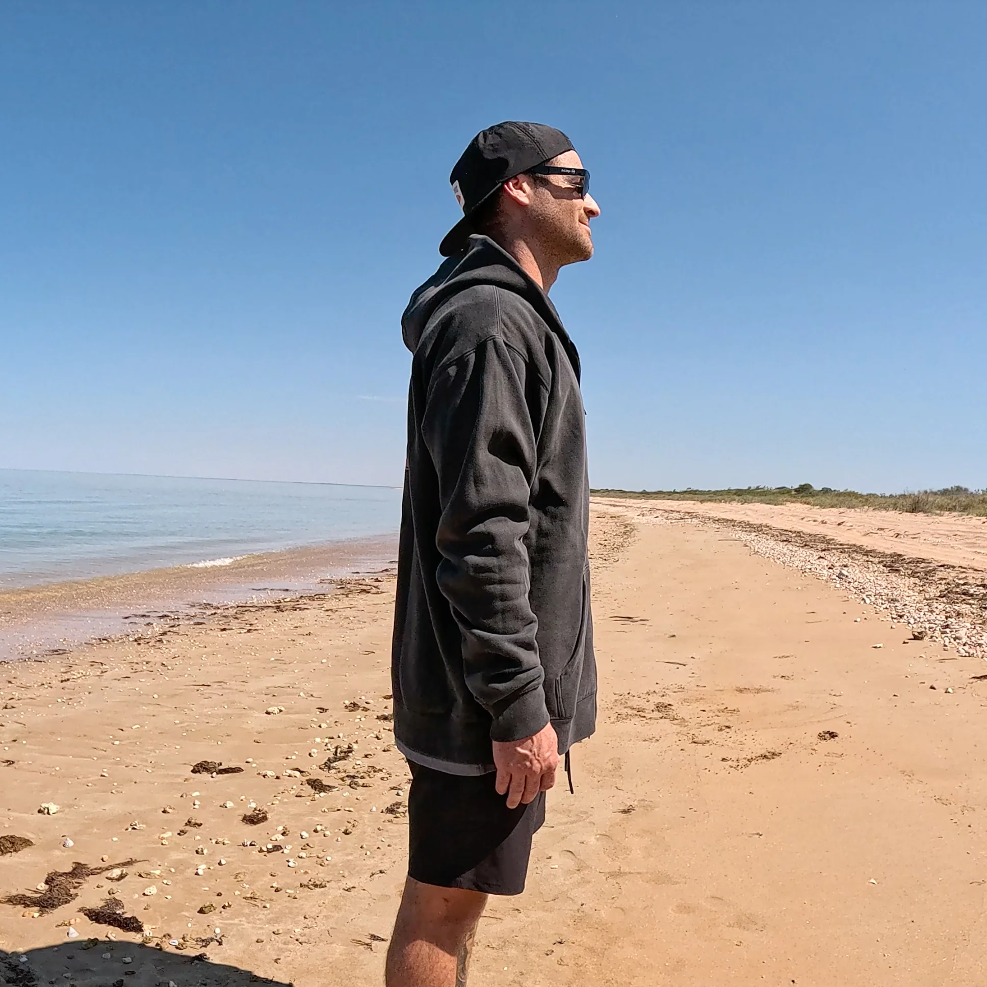 YBS Lazy Fish Zip Hoodie - Image 4