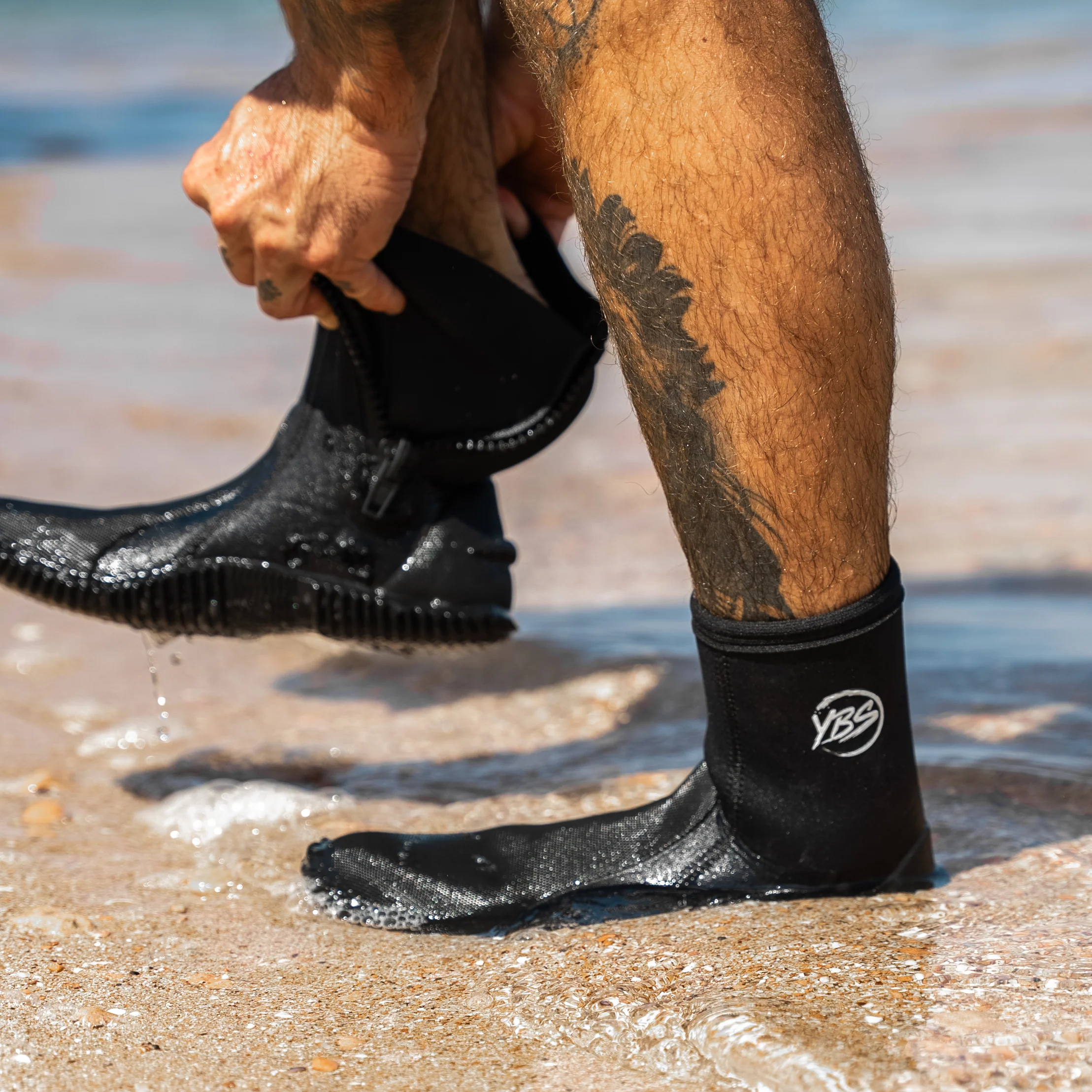 YBS Neoprene Zipped Boots (5mm) - Image 6