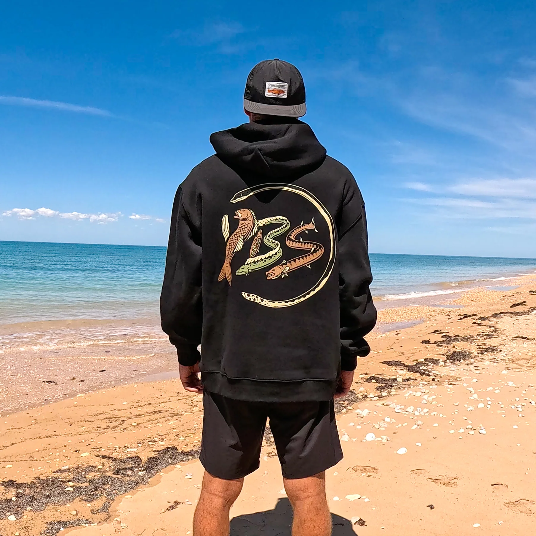 YBS Fish Logo Hoodie