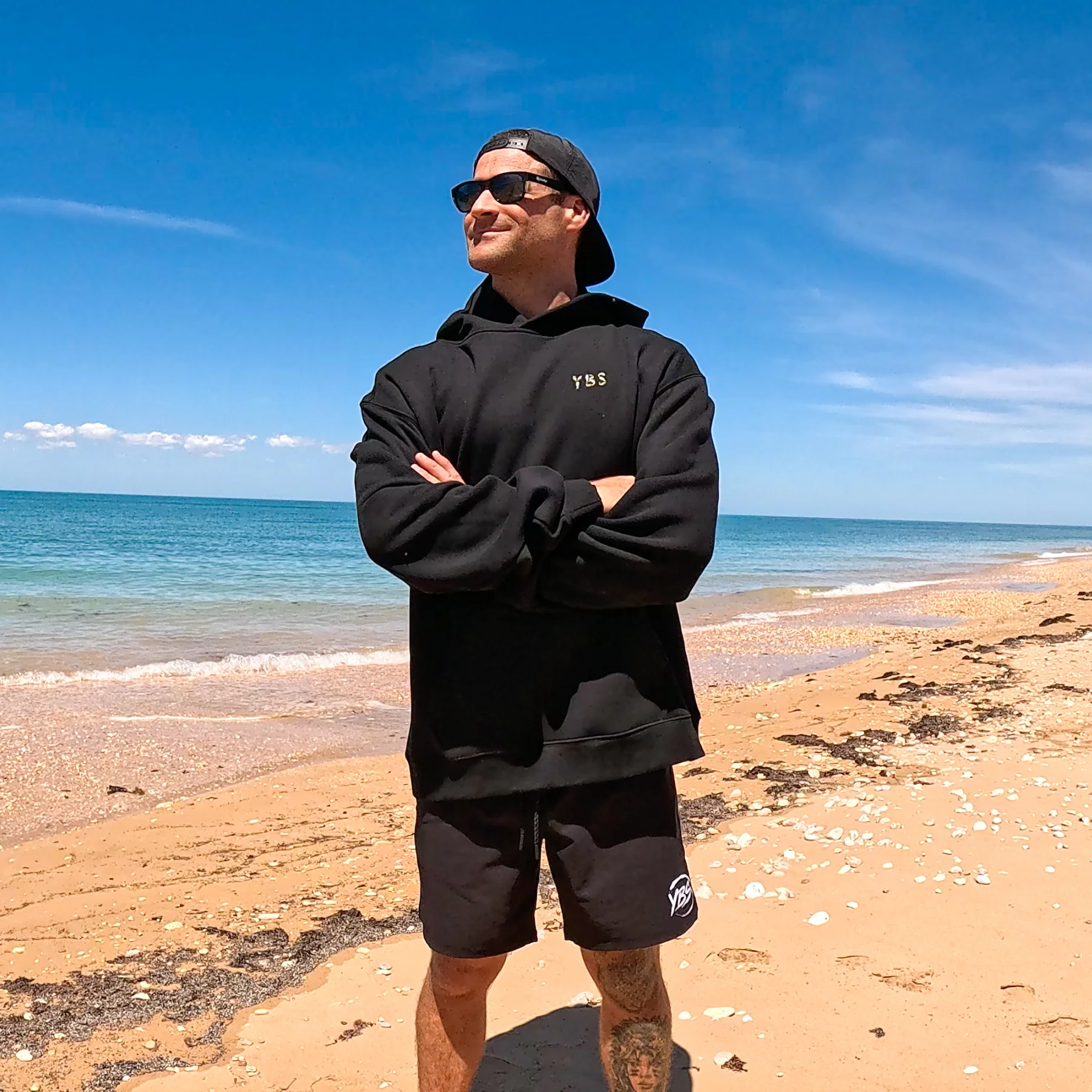 YBS Fish Logo Hoodie - Image 3