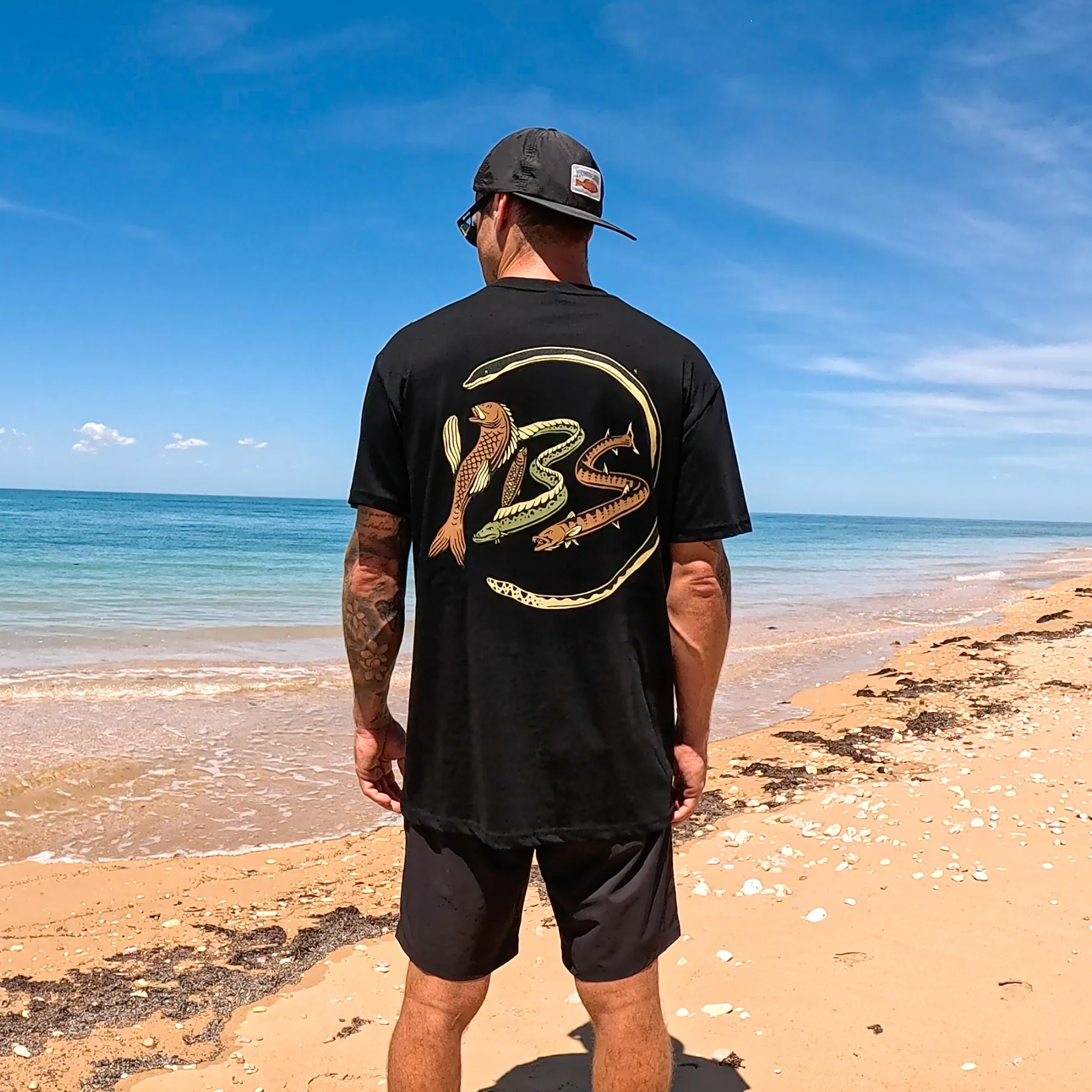 YBS Fish Logo Tee - Image 5