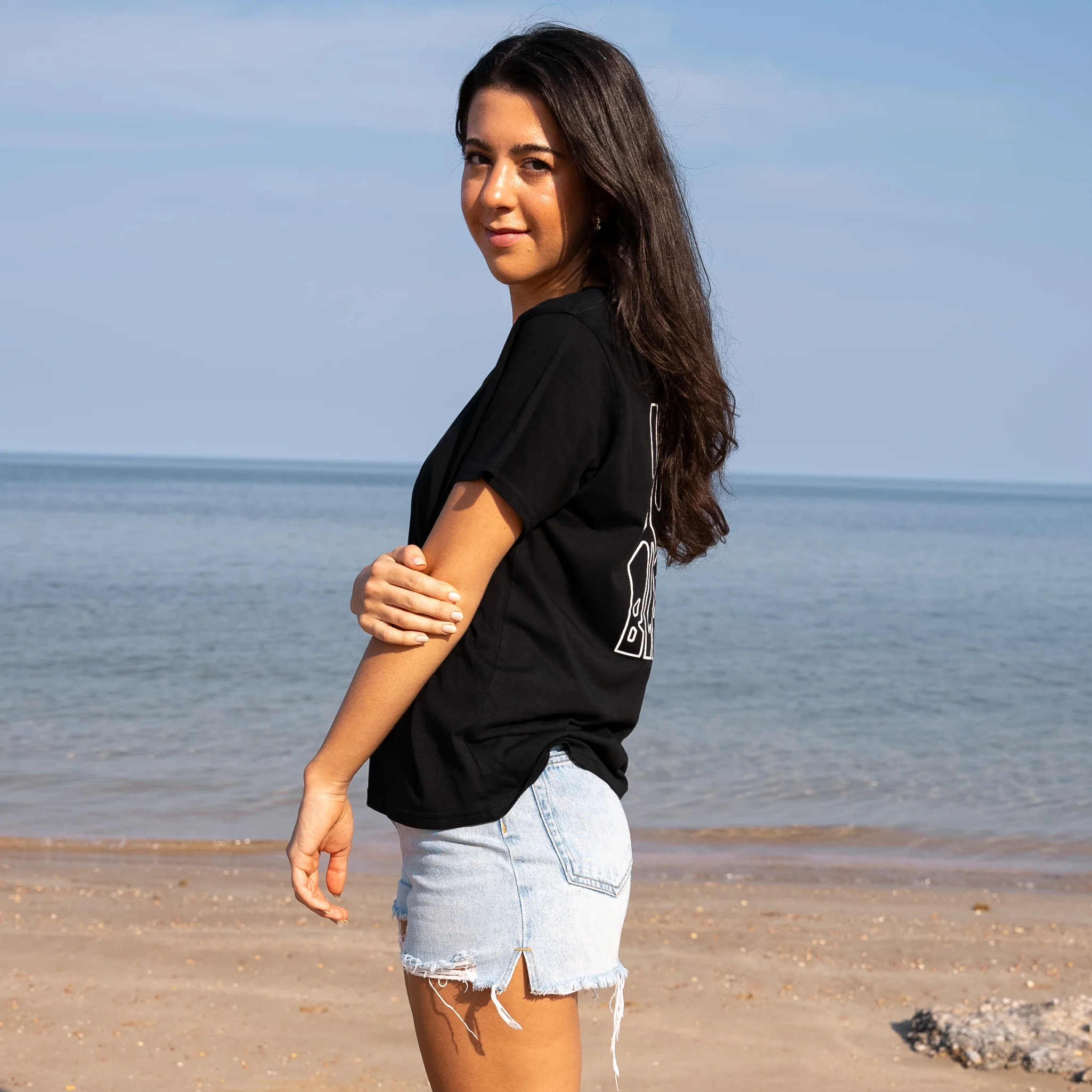 YBS Ladies Sun Tee - Image 3