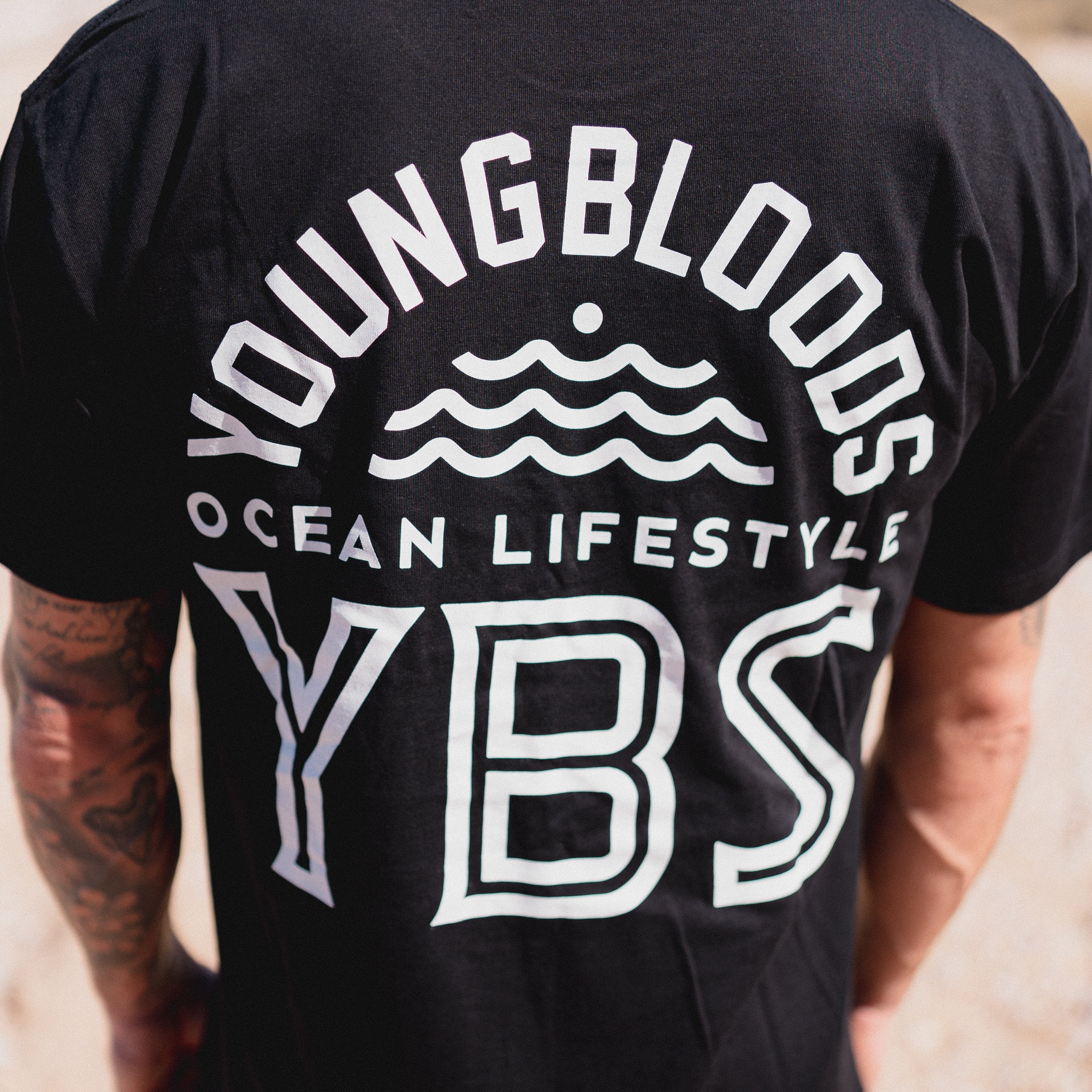 YBS Sunset Logo Tee - Image 6