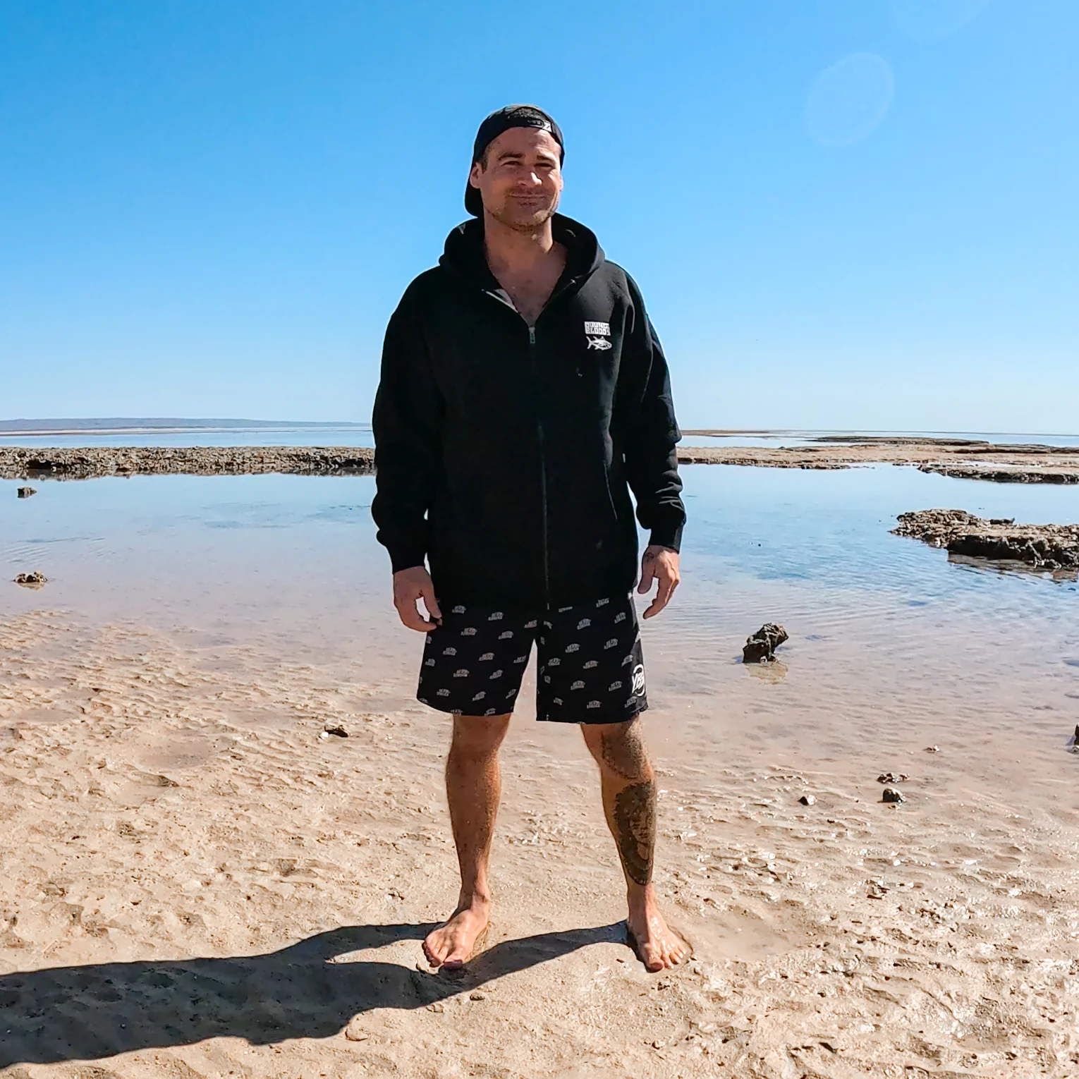 Youngbloods Fishbone Logo Relax Zip Hoodie - Image 3