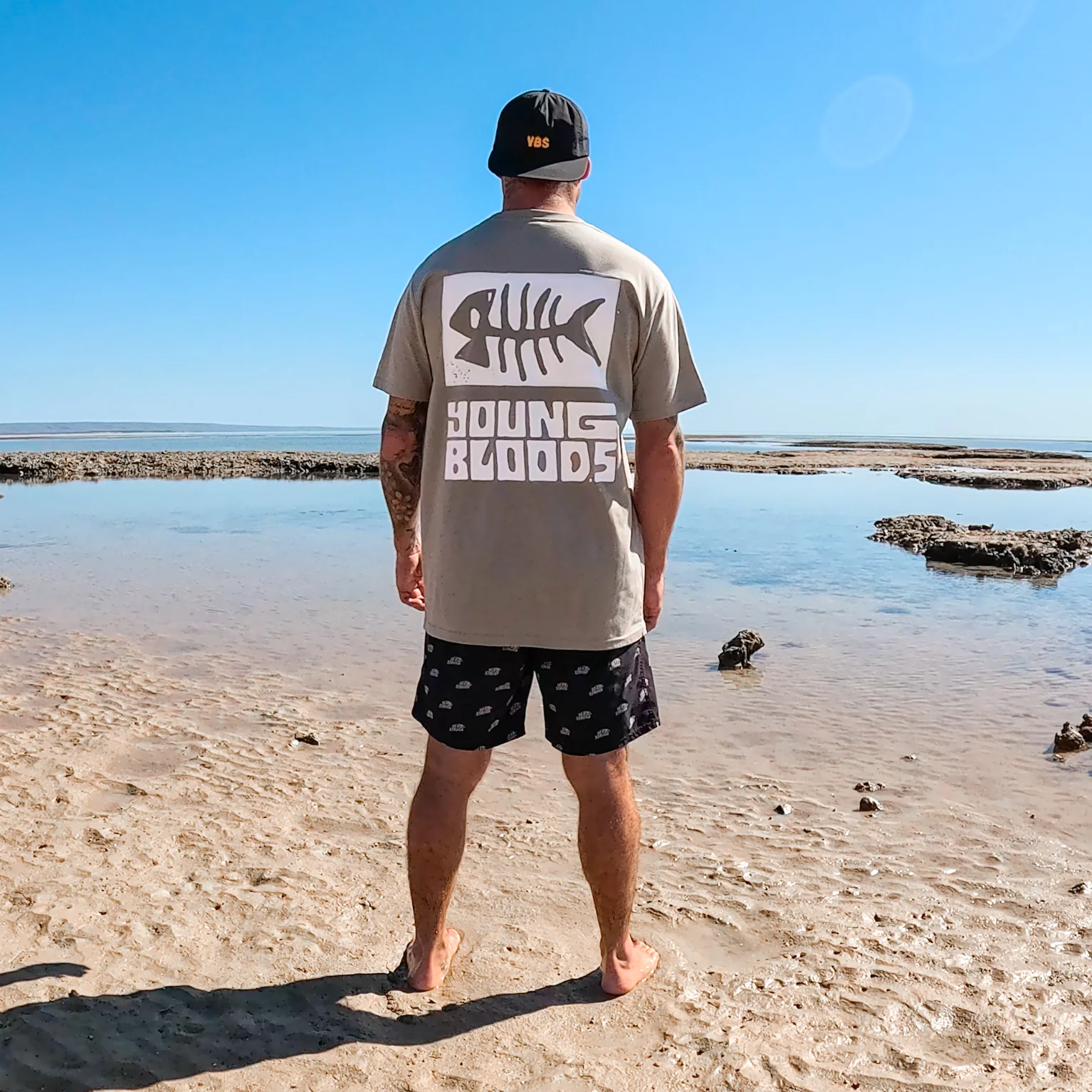 Youngbloods Fishbone Logo Tee - Image 4